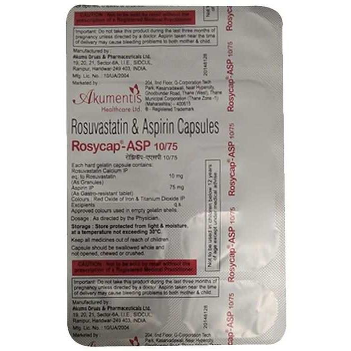 Rosycap-ASP 10/75 Capsule 1