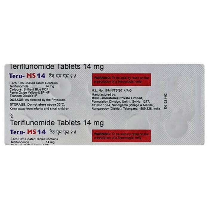 Teru MS 14mg Tablet 1