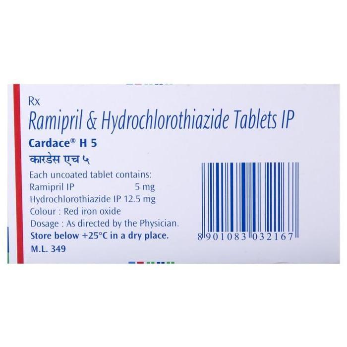 Cardace H 5 Tablet 3