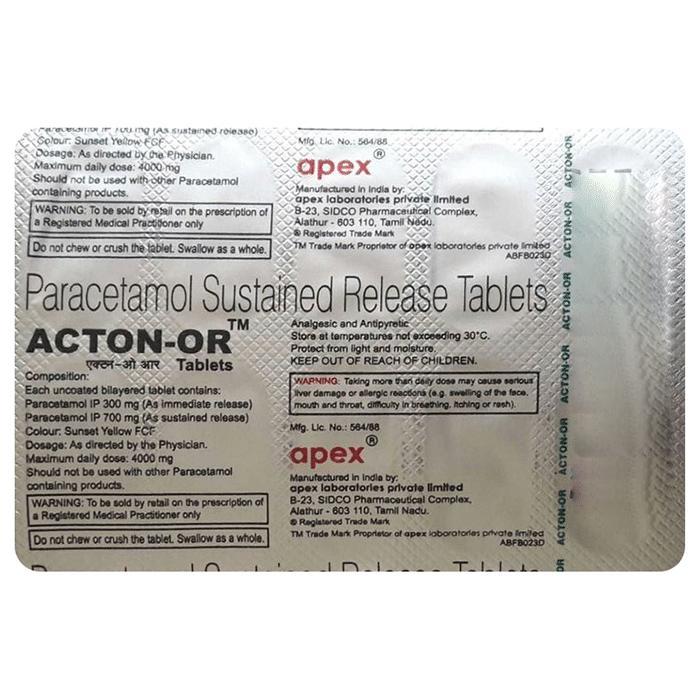 Acton-OR Tablet SR 1