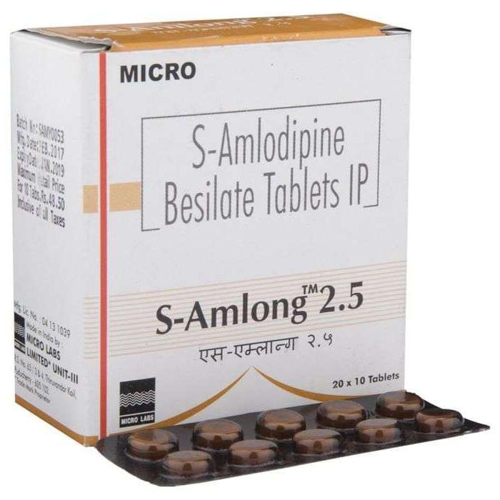 S-Amlong 2.5 Tablet 1