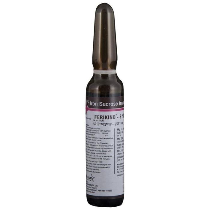 Ferikind S 100 Mg Injection 5 Ml 4