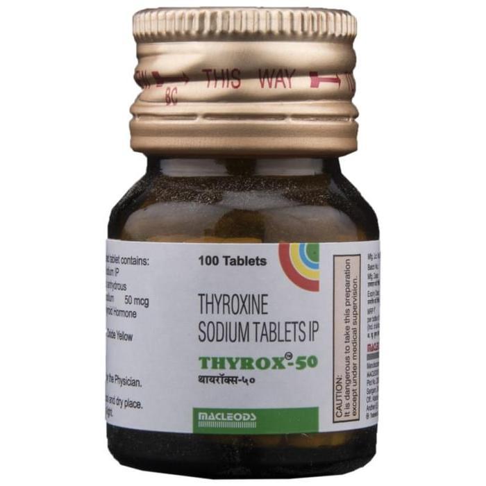 Thyrox 50 Mcg Tablet 100 4