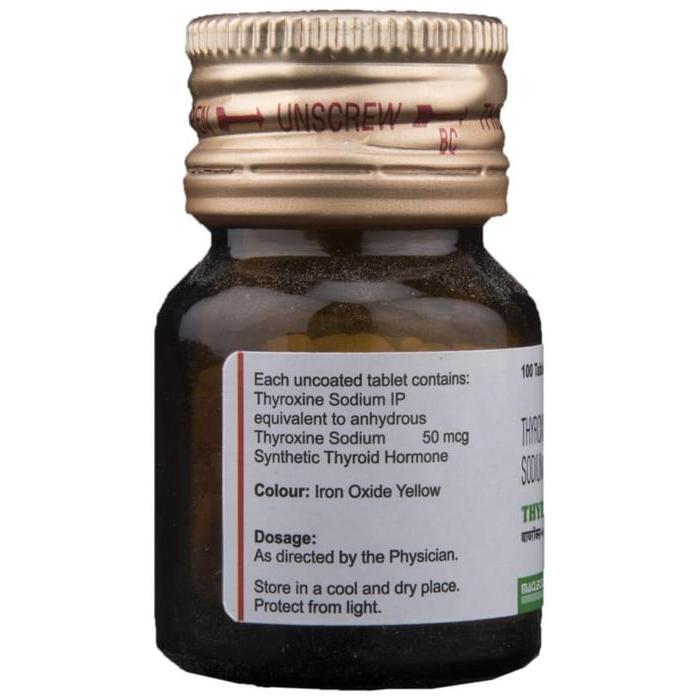 Thyrox 50 Mcg Tablet 100 5
