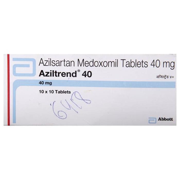 Aziltrend 40 Strip Of 10 Tablets 1