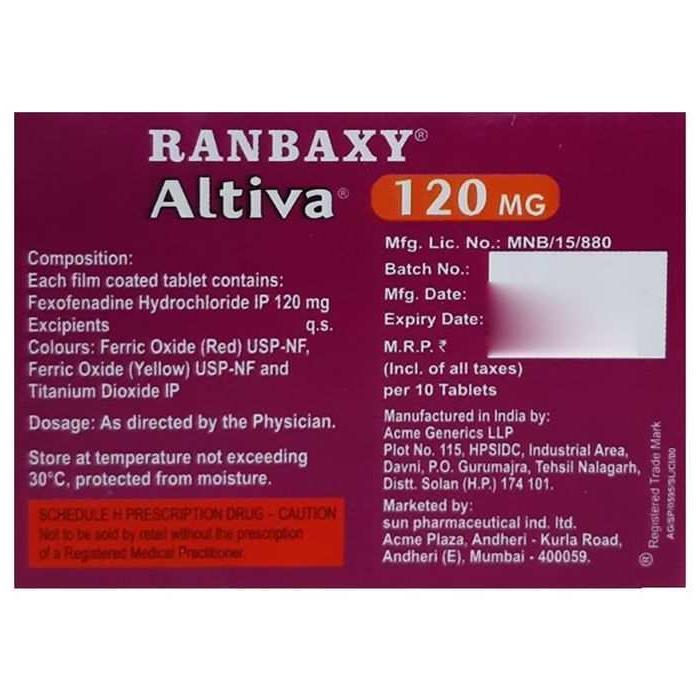 Altiva 120mg Tablet 2