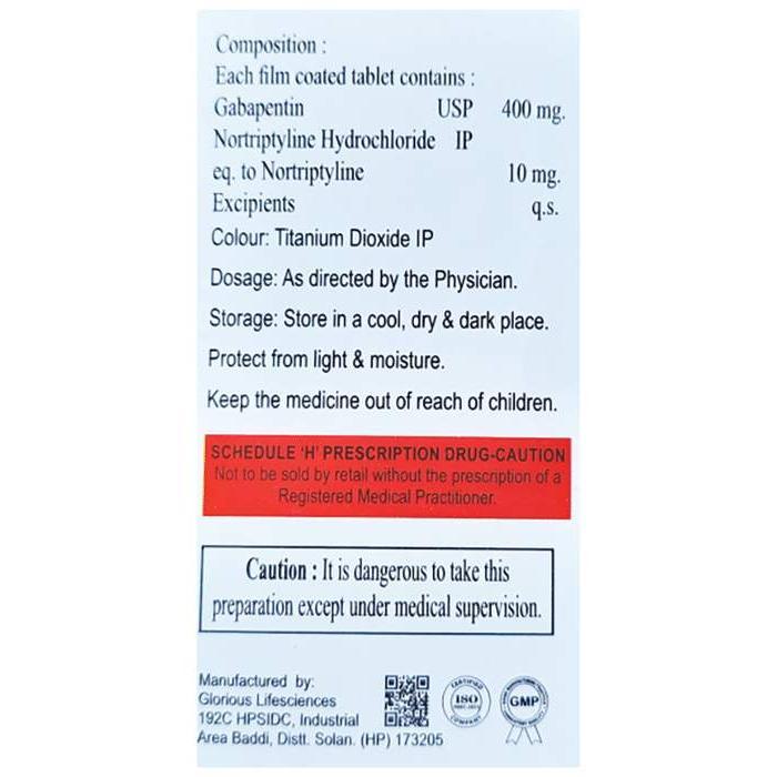 Gabspen Nt 400mg/10mg Tablet 2