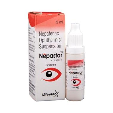 Nepastar 0.1 % Eye Drops 5 Ml