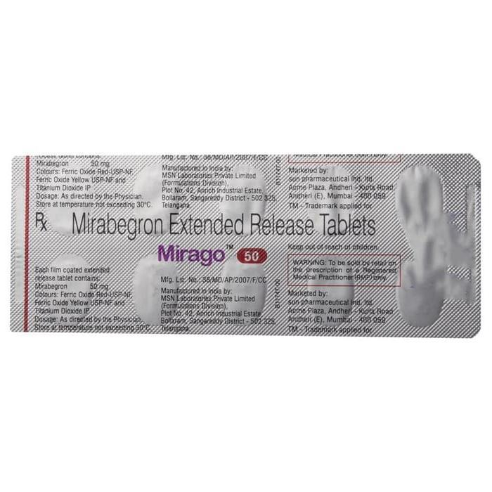 Mirago 50 Tablet ER 5