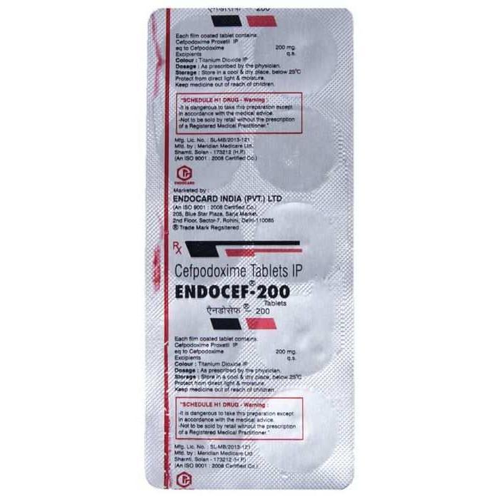 Endocef 200 Tablet 5