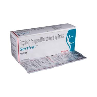 Sertiva Strip Of 10 Tablets