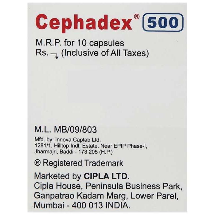 Cephadex 500 Capsule 3