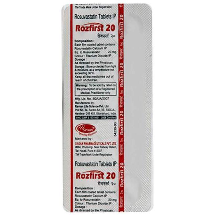 Rozfirst 20mg Tablet 3