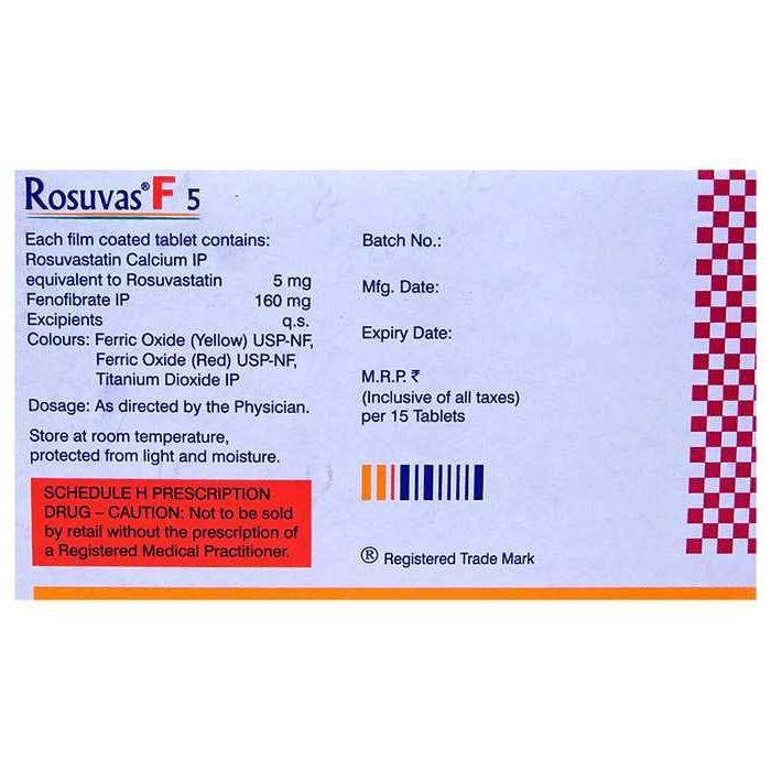 Rosuvas F 5 Tablet 4