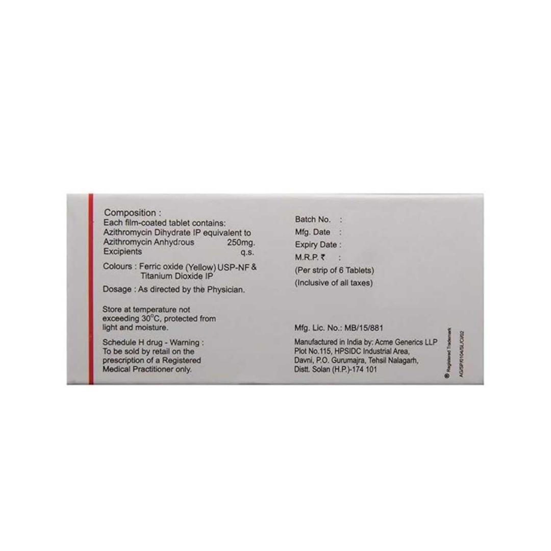 Azax 250 Tablet 2
