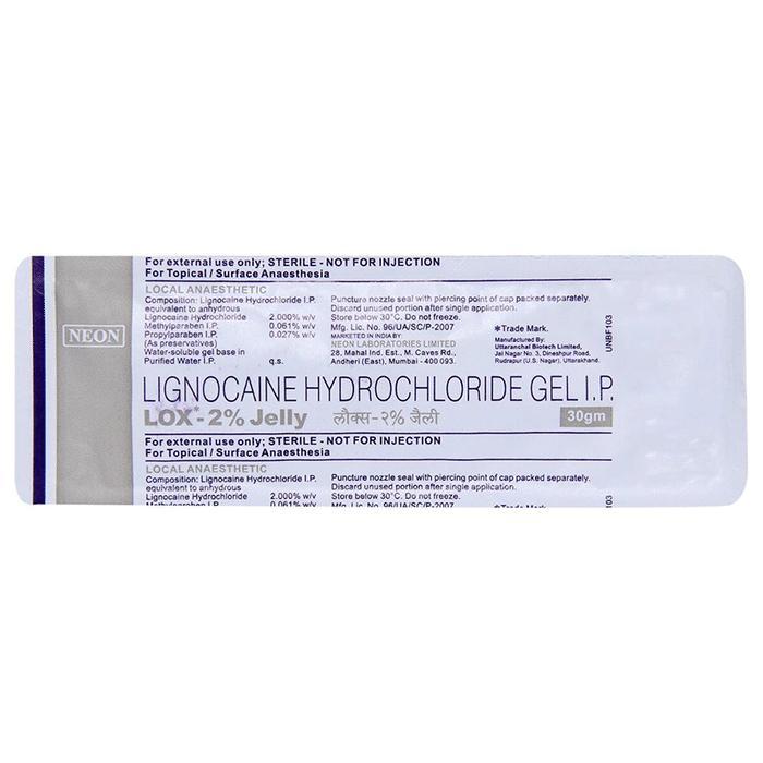 Lox Jelly 2 % Gel 30 Gm 1