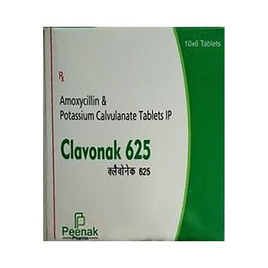 Clavonak 500mg/125mg Tablet