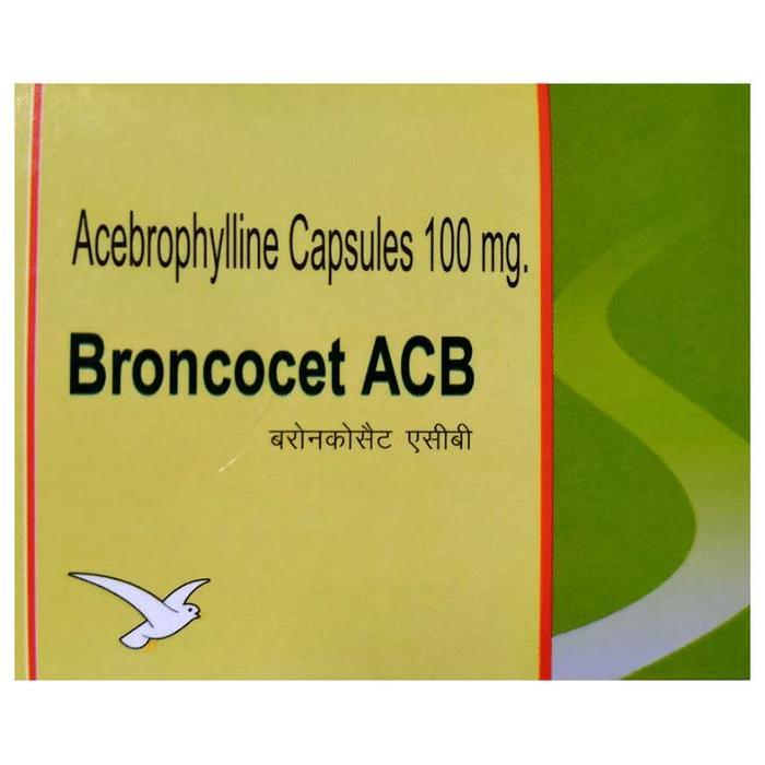 Broncocet Acb 100mg Cap 10's 1