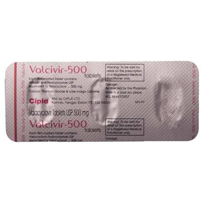 Valcivir 500 Tablet 4