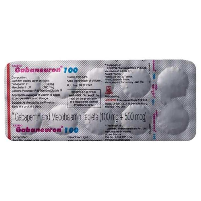 Gabaneuron 100 Tablet 5