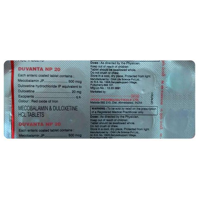 Duvanta Np 20.5 Mg Tablet 10 4
