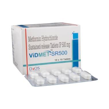 Vidmet-SR 500 Tablet
