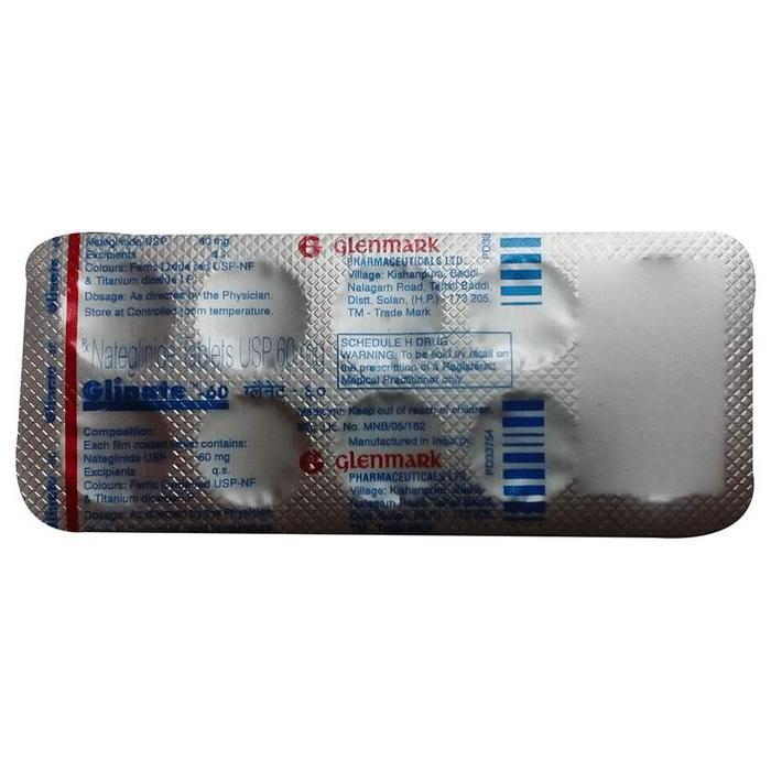 Glinate 60 Tablet 1