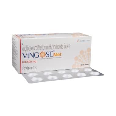 Vingose Met 0.3/500mg Tablet