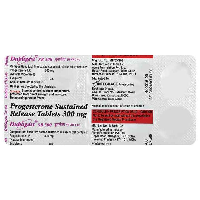 Dubagest SR 300 Tablet 5