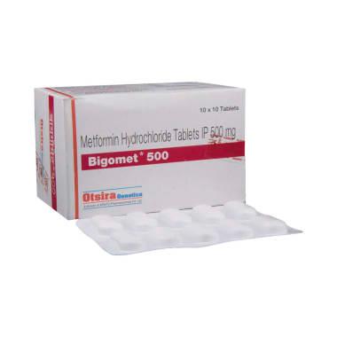 Bigomet 500 Mg Tablet