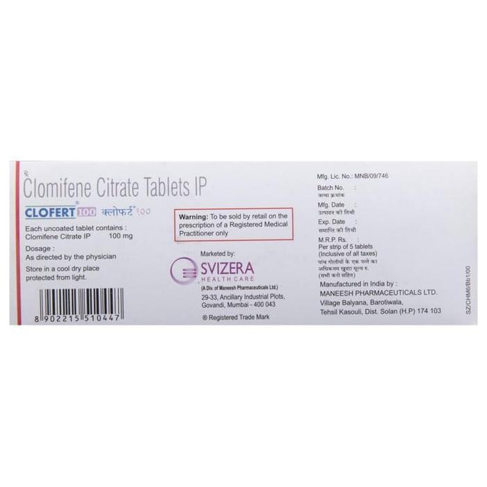 Clofert 100 Tablet 3