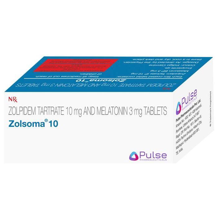 Zolsoma 3 mg/10 mg Tablet