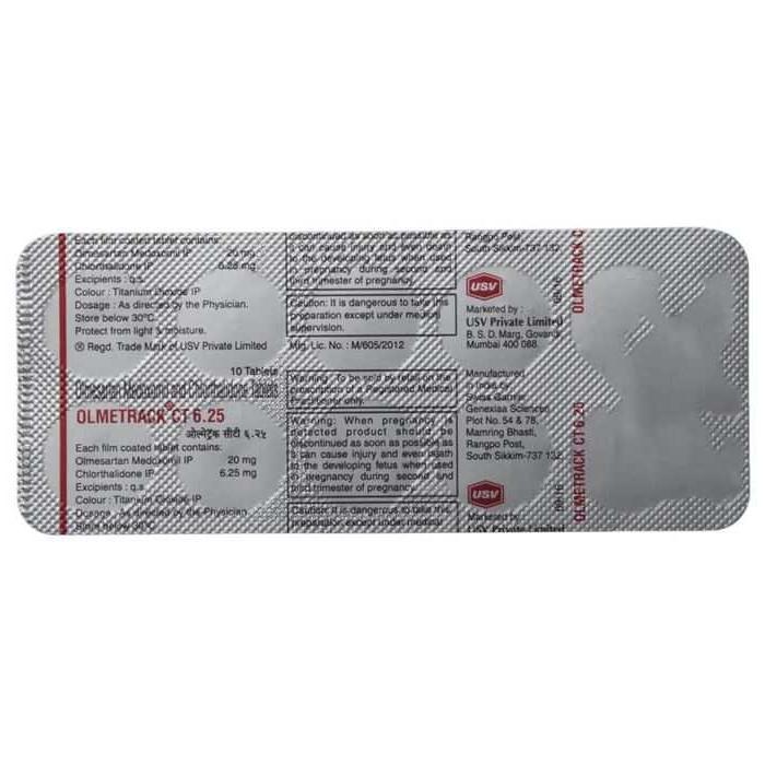 Olmetrack CT 6.25 Tablet 5