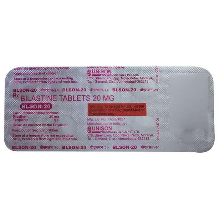 Blson 20mg Tablet 3