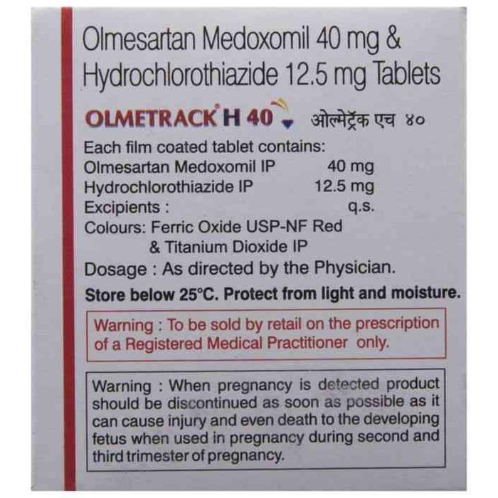 Olmetrack H 40 Tablet 3