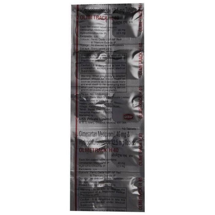 Olmetrack H 40 Tablet 4