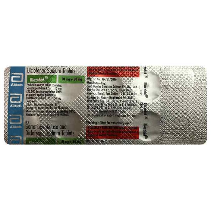 Biozobid 60 Mg Tablet 10 3