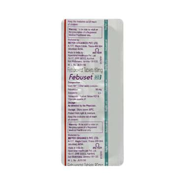 Febuset 80mg Tablet