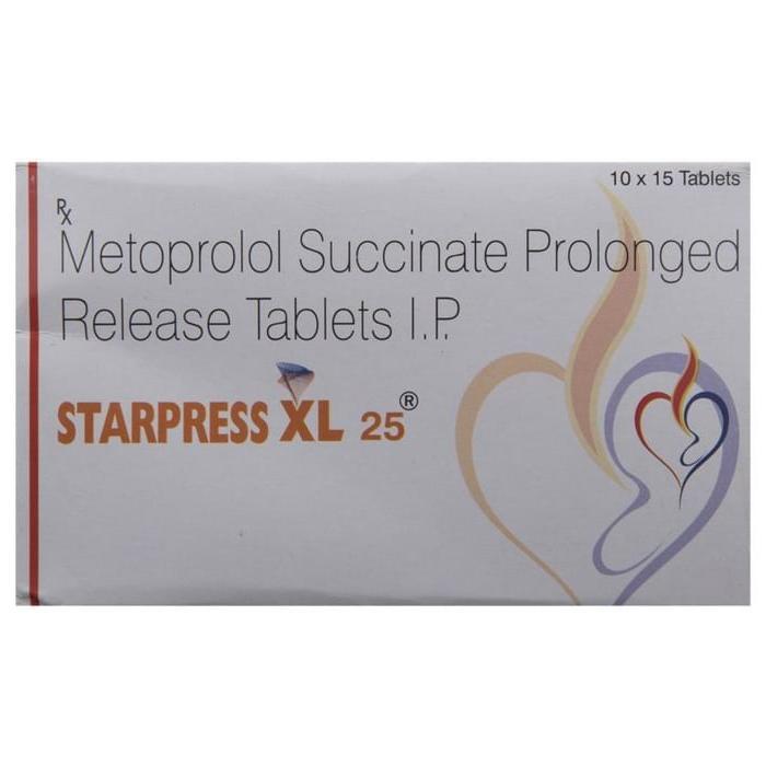 Starpress Xl 25mg Strip Of 15 Tablets 2