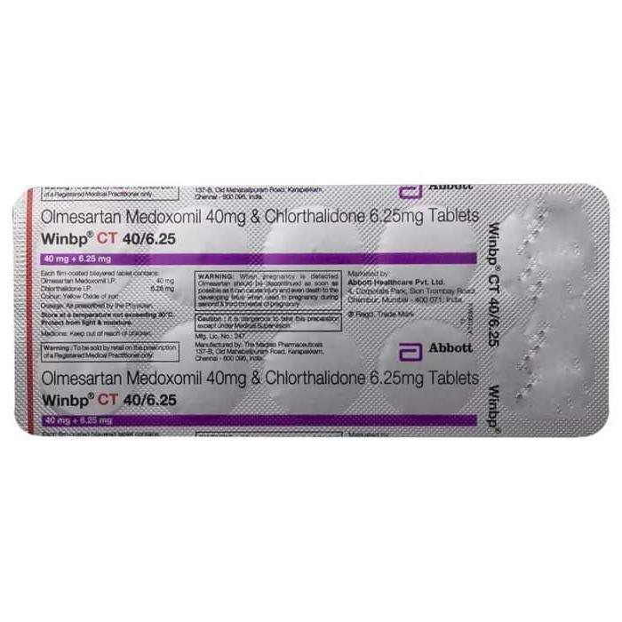 Winbp CT 40/6.25 Tablet 5