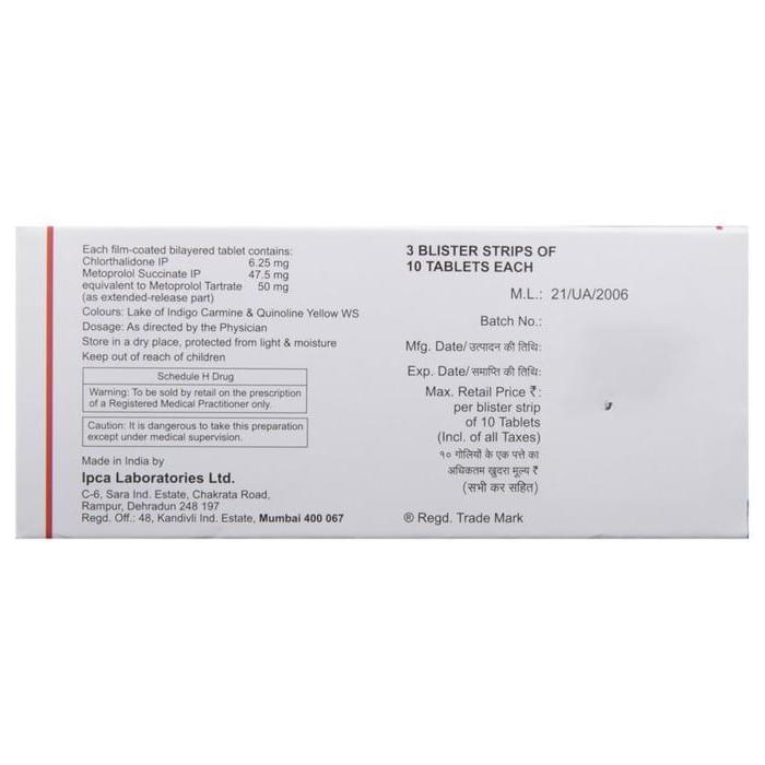 CTD-M 6.25/50 Tablet ER 3