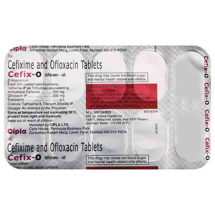 Cefix-O  Tablet 4