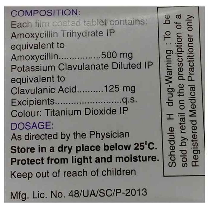 Flemiclav 625 Tablet 2